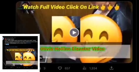 olivia molline video|Olivia Moline Elevator Video Pivahub Goes Viral Genius Celebs